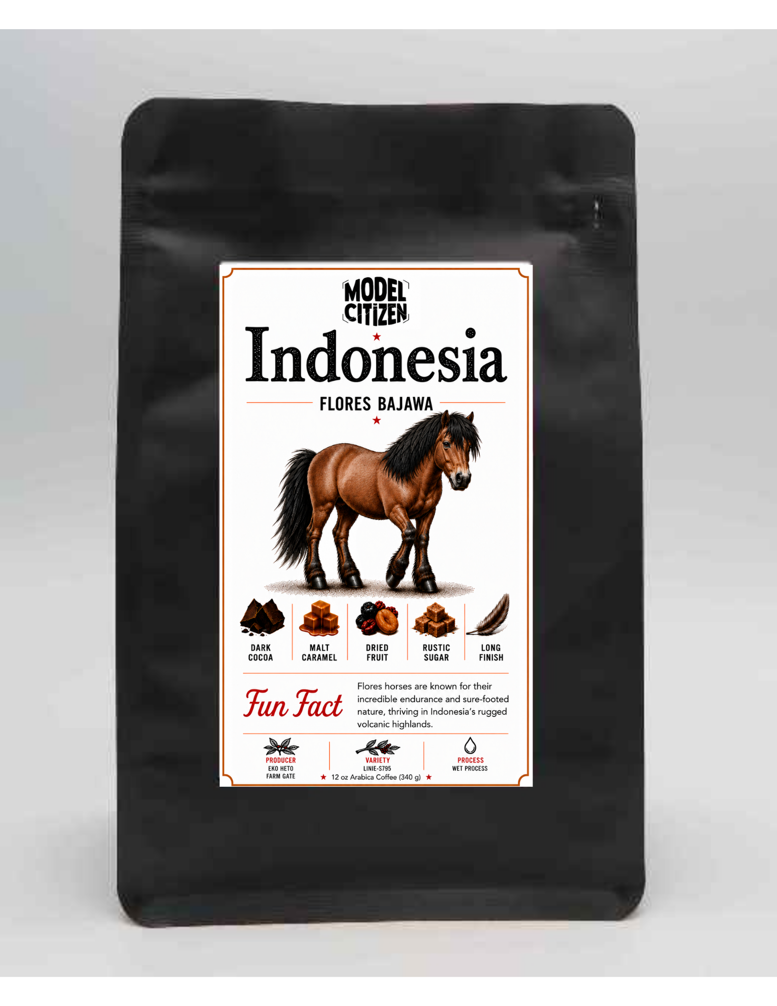 Indonesian - Flores, Bajawa Eko Heto (12 oz bag)