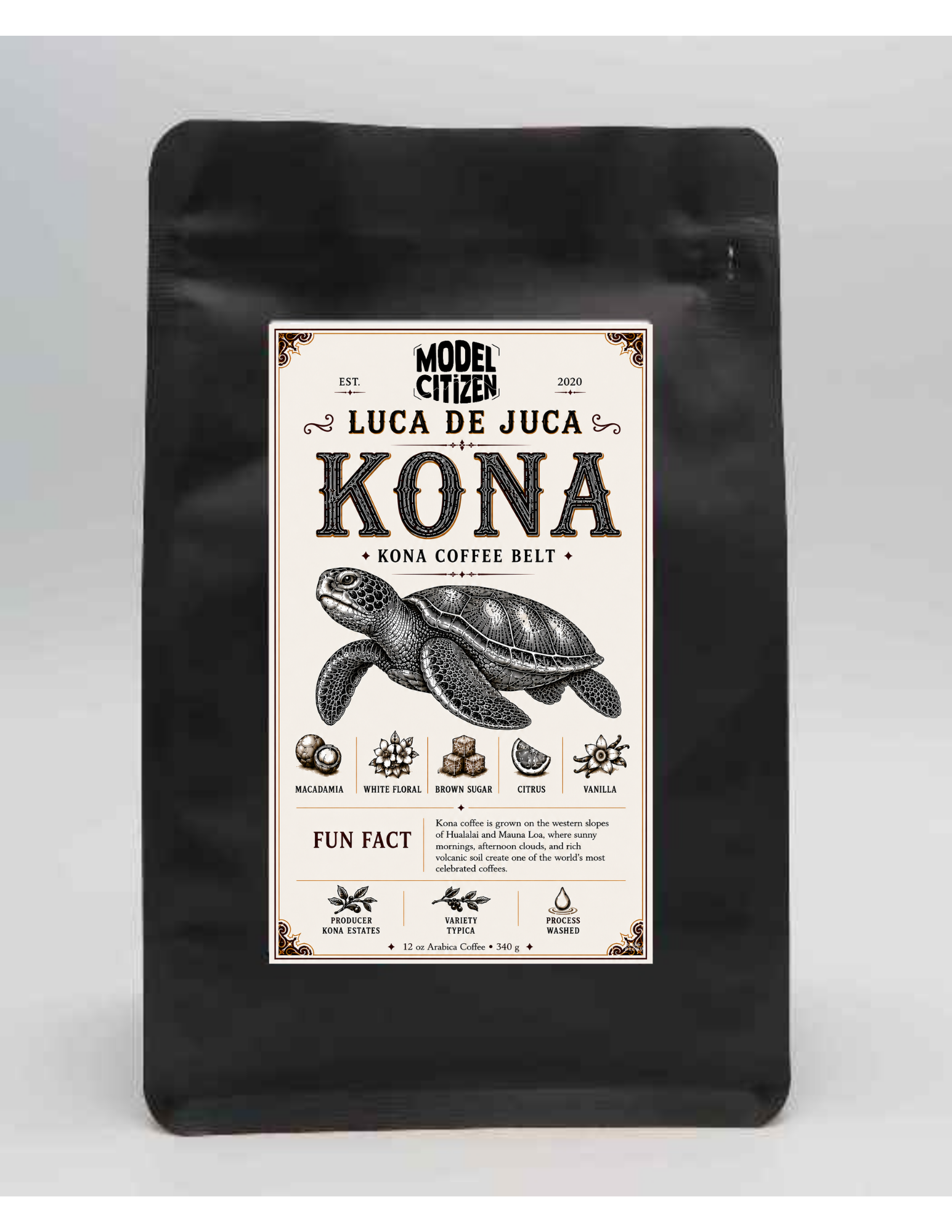 100% Kona, Hawaii  (12 oz Bag)